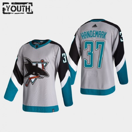 Dětské Hokejový Dres San Jose Sharks Dresy Frederik Handemark 37 2020-21 Reverse Retro Authentic